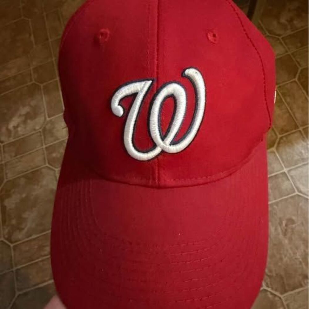Washington Nationals Hat Red Adjustable MLB Cap